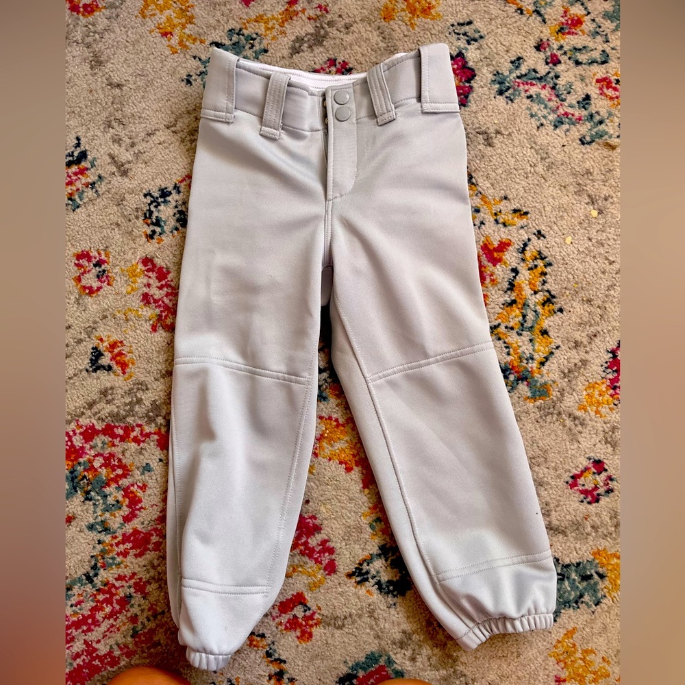 Girls youth baseball pants.